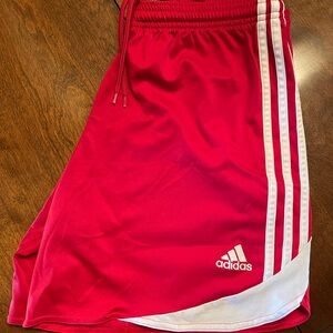 adidas Red Athletic Shorts